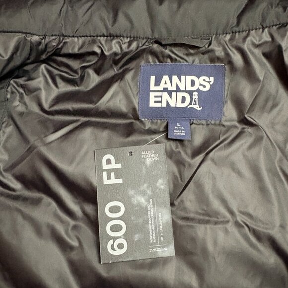 Lands' End Women's Wanderweight Packable Down Vest - Size: Large & Medium - NWT - Picture 7 of 13
